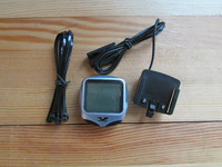Велокомпьютер 15-функций, проводной, 1.5 " дисплей, черный YS-468B